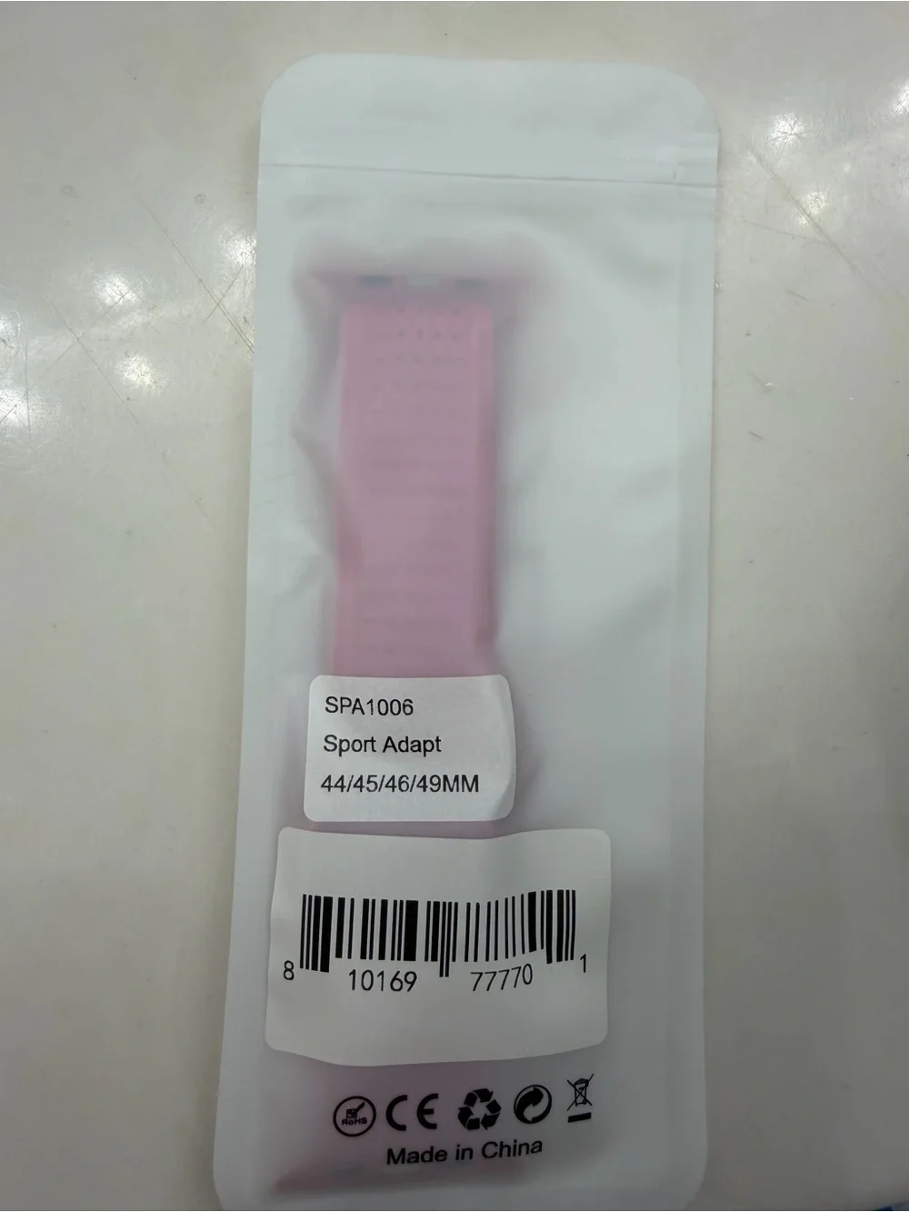 Solace Sport Adapt Woven Apple Watch Band - Vibrant Pink